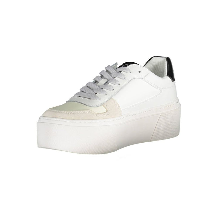 Calvin Klein Hvit Polyester Sneakers til Dame
