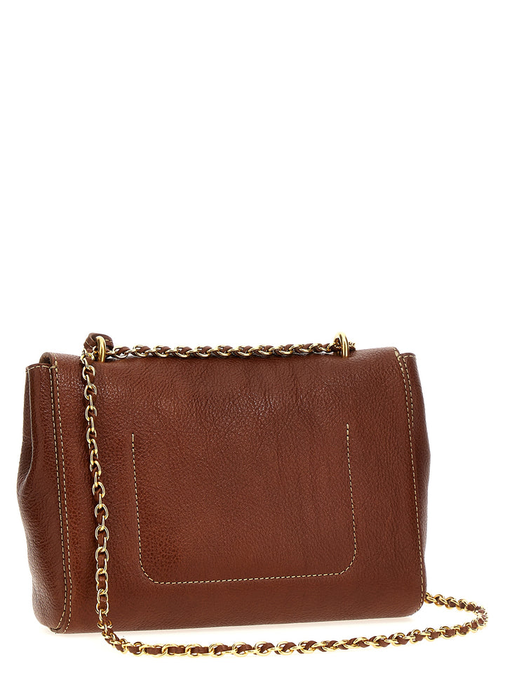 Mulberry Crossbody-veske i brunt bovint skinn