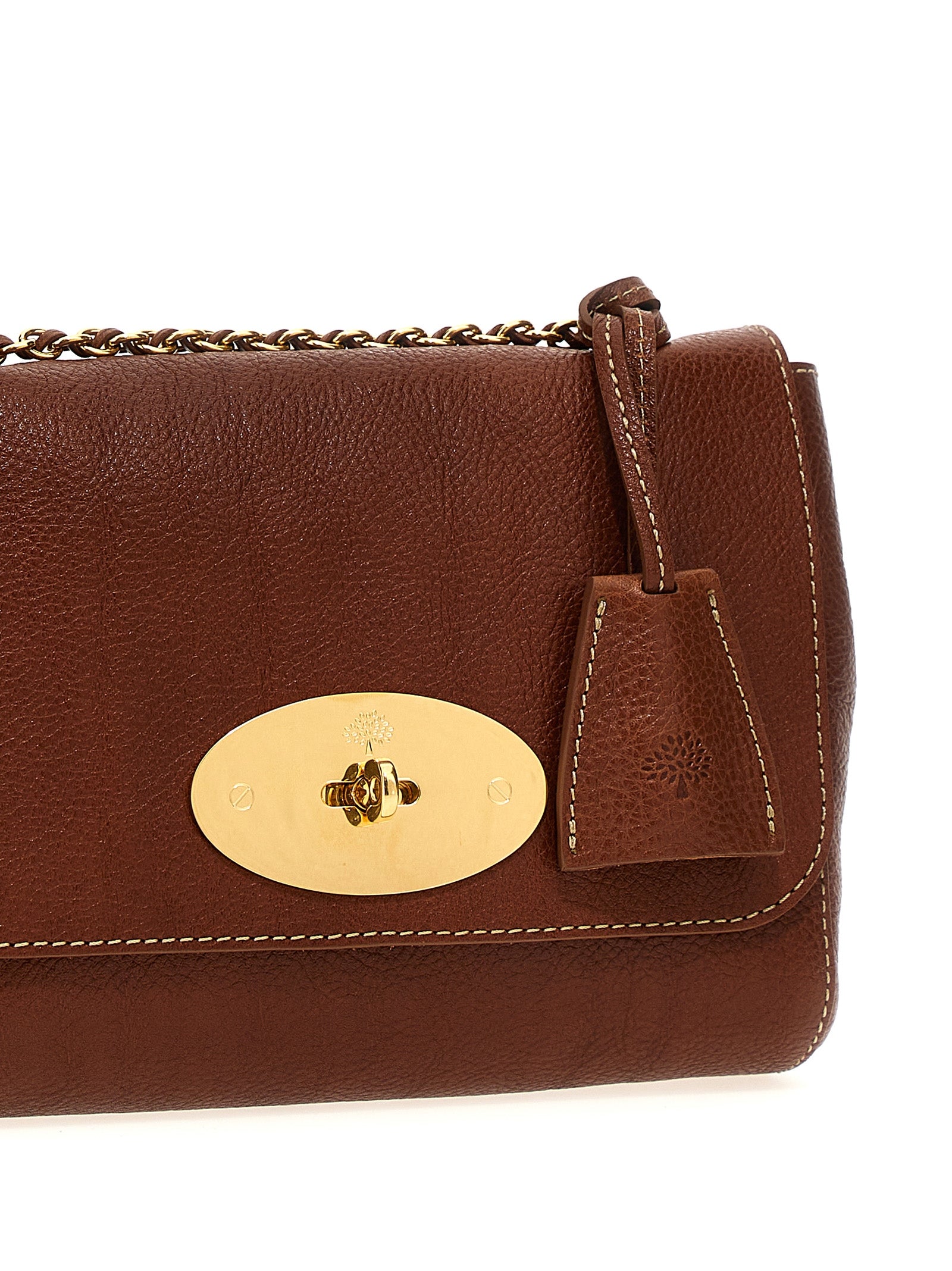Brown Bovine Leather Crossbody Bag