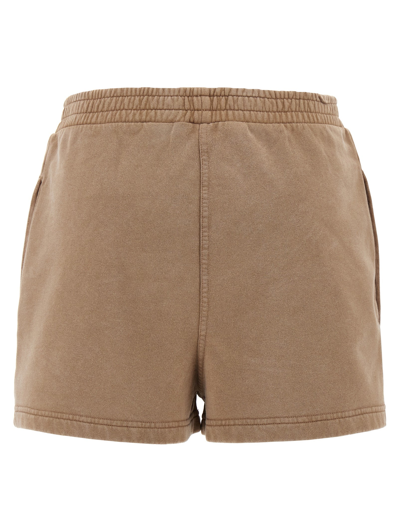 Brown Cotton Bermuda Shorts
