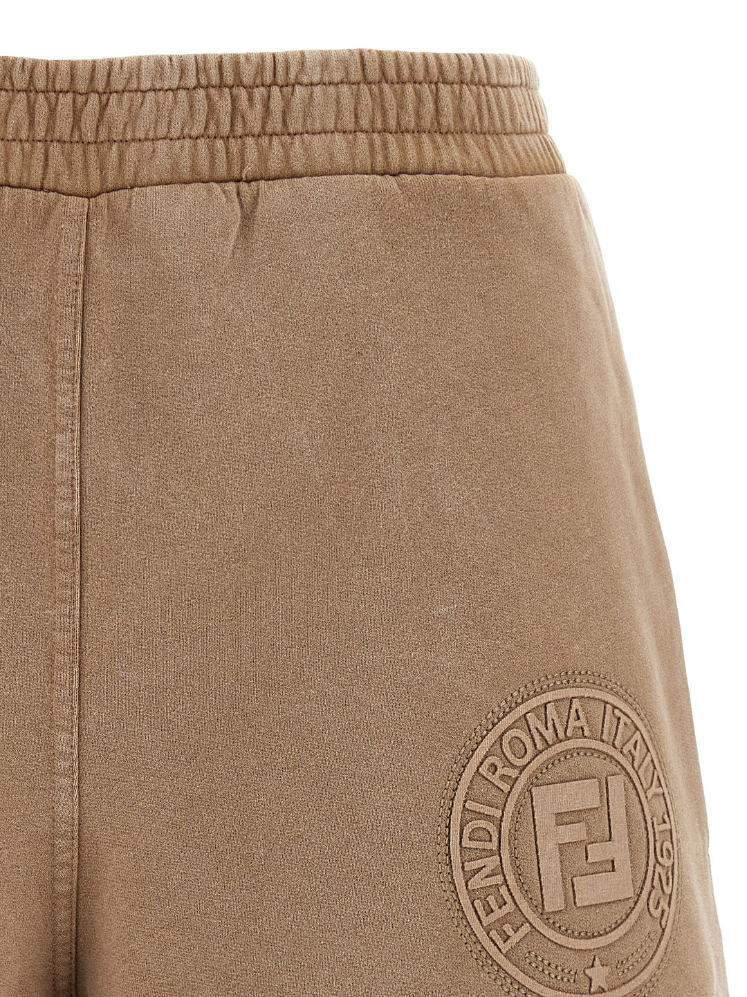 Fendi brune bermudashorts i bomull