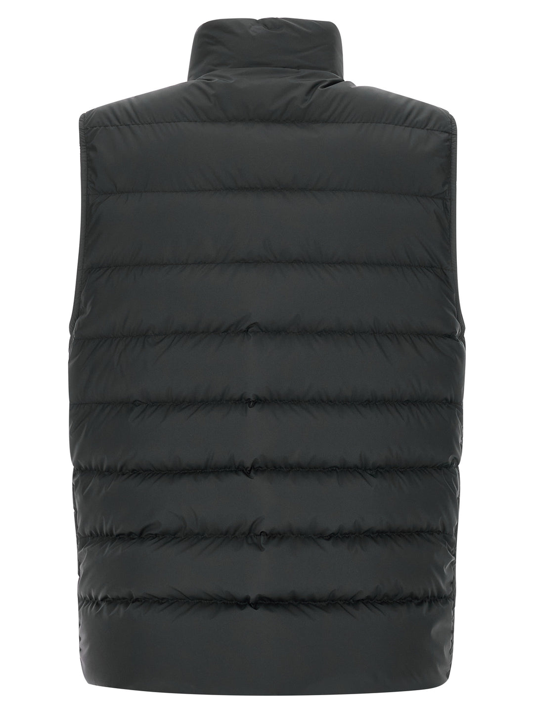 Moncler svart ermeløs jakke i polyester