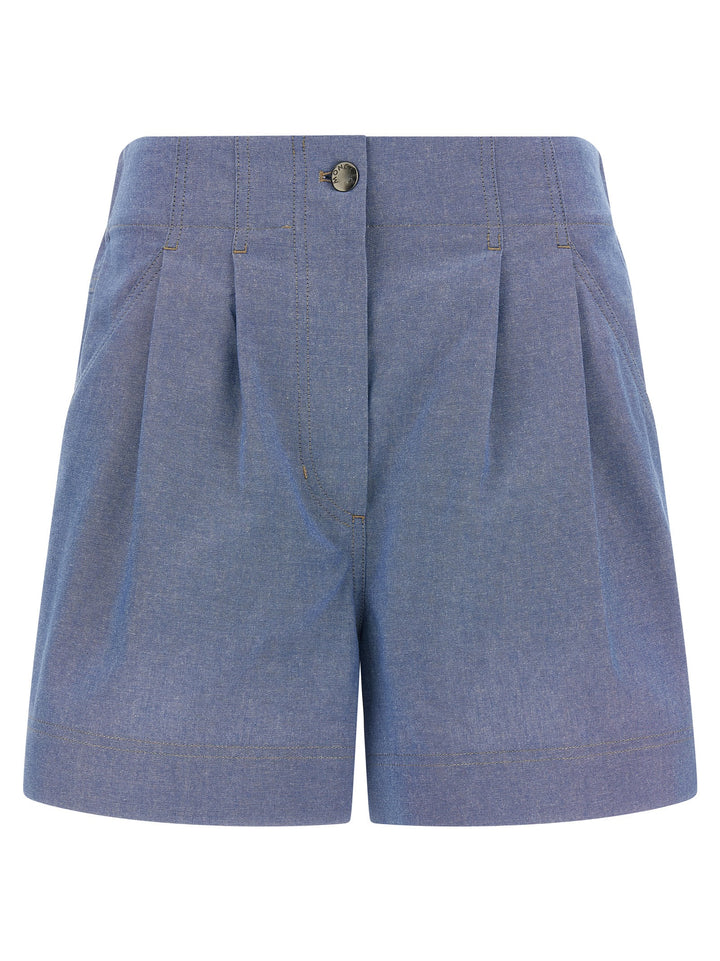 Moncler Grenoble Blå Bermuda Bomullsshorts