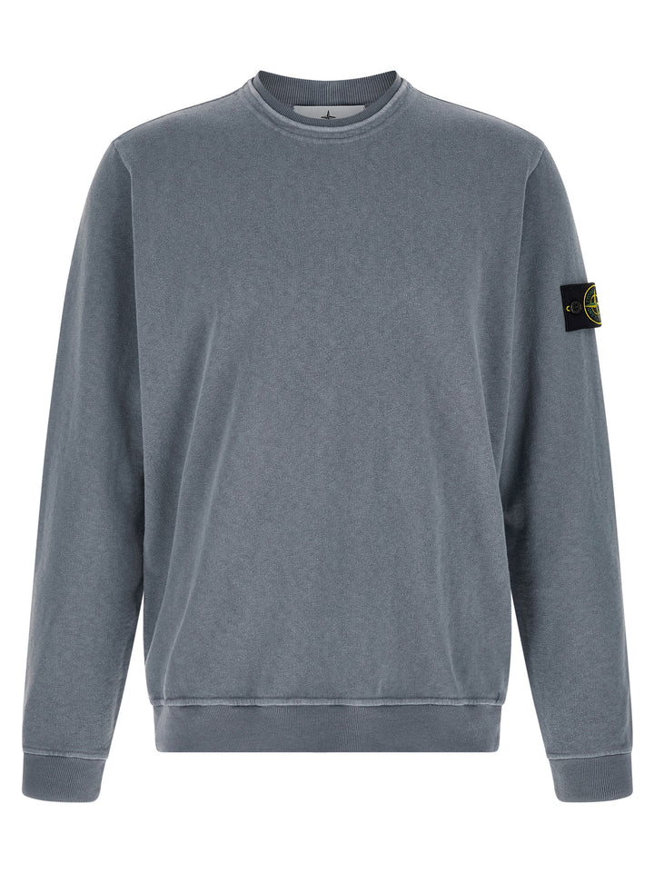 Stone Island blå bomullsgenser