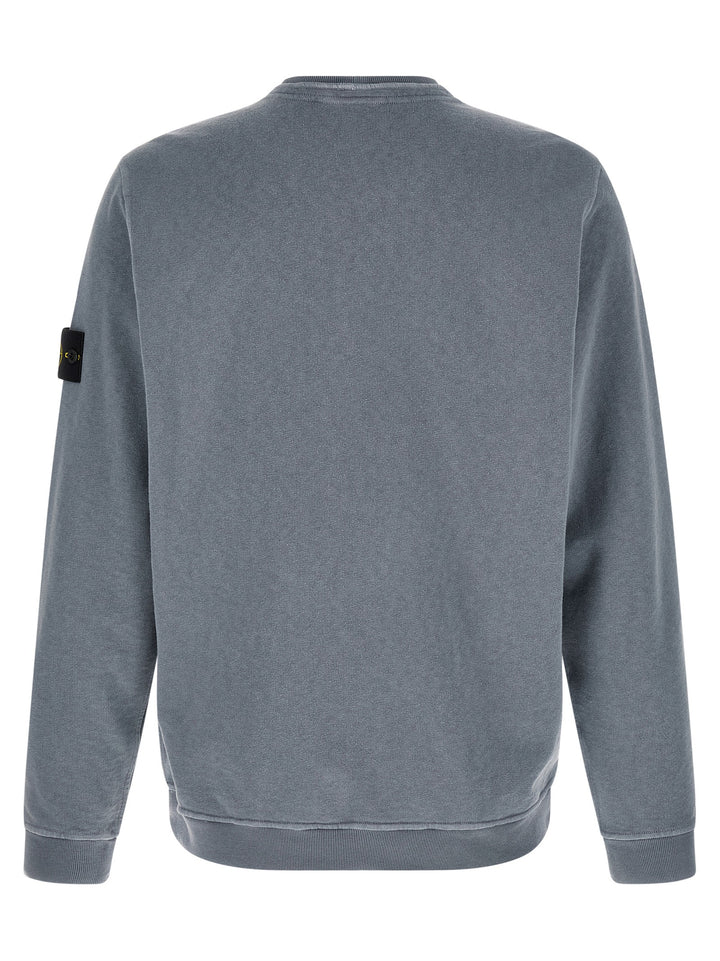 Stone Island blå bomullsgenser
