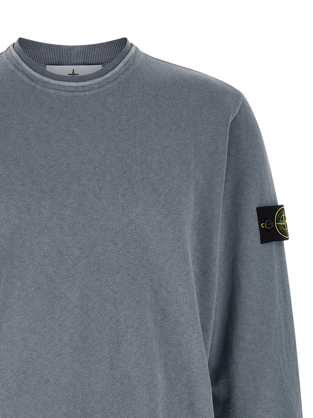 Stone Island blå bomullsgenser