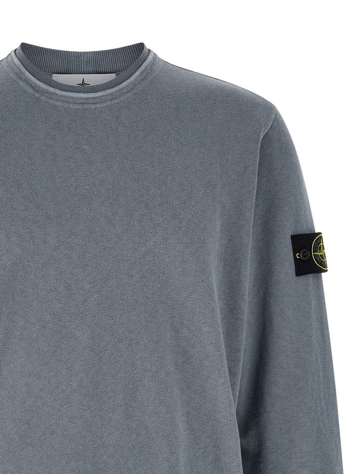 Stone Island blå bomullsgenser