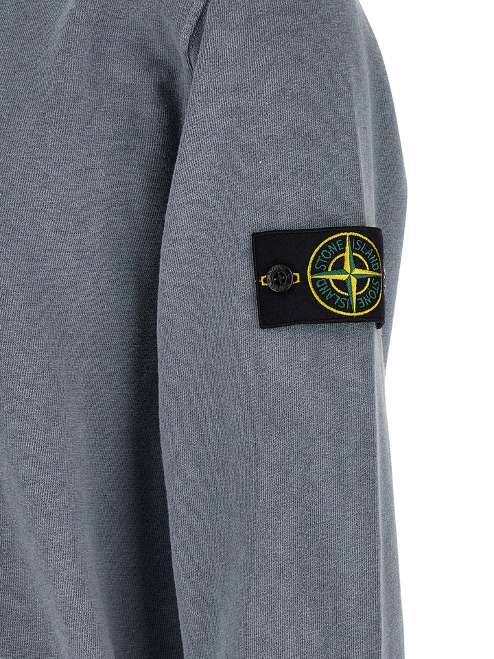 Stone Island blå bomullsgenser