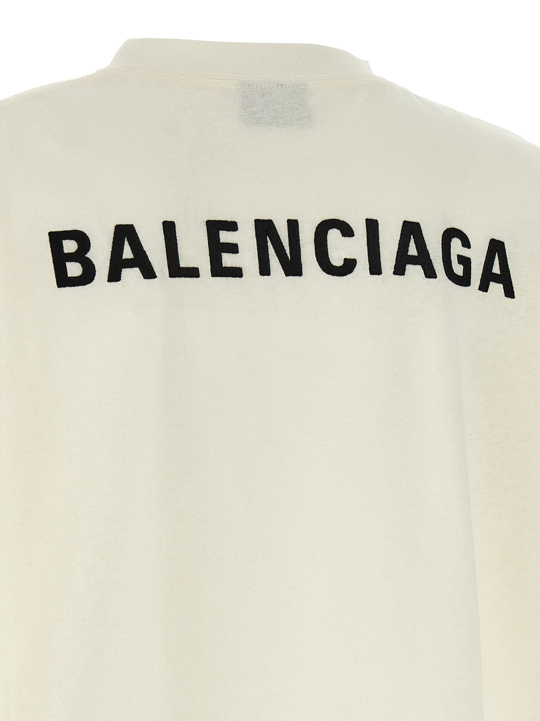 Balenciaga hvit t-skjorte i bomull