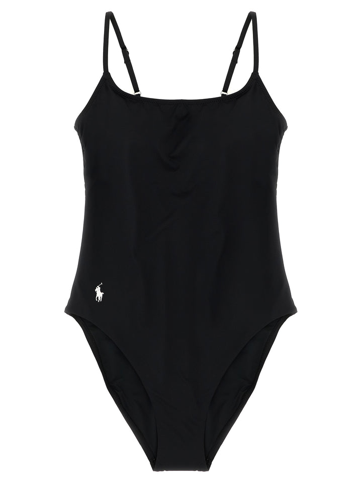 Polo Ralph Lauren svart badedrakt i nylon (hel)