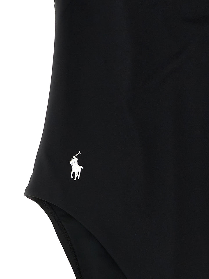 Polo Ralph Lauren svart badedrakt i nylon (hel)