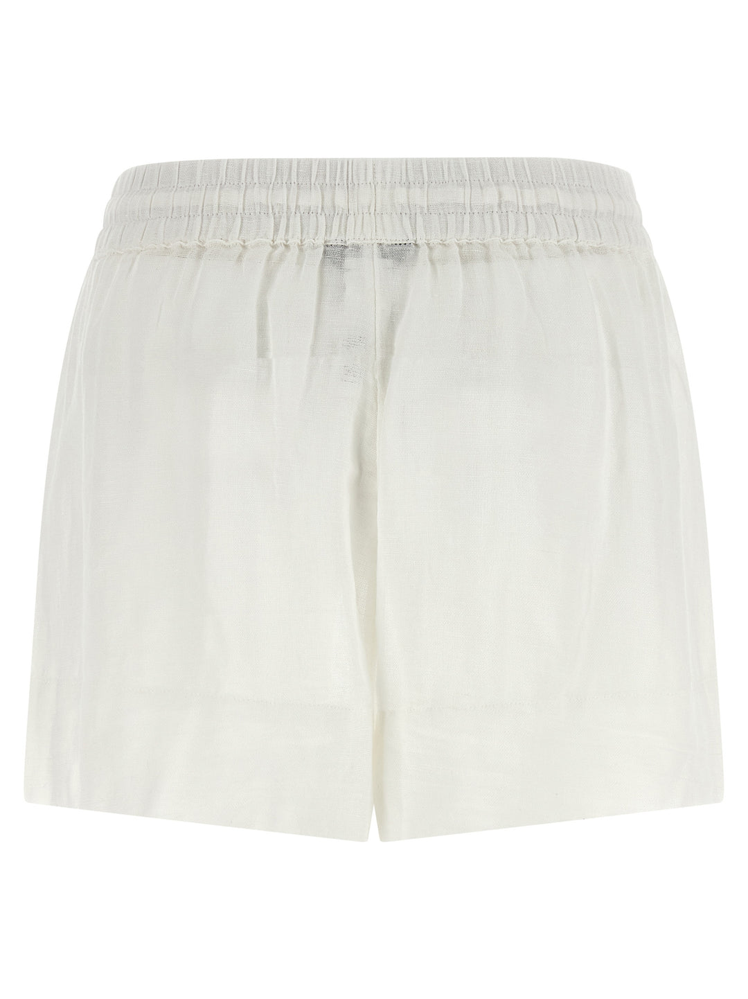 Polo Ralph Lauren Hvit Bermuda Shorts i Økologisk Bomull