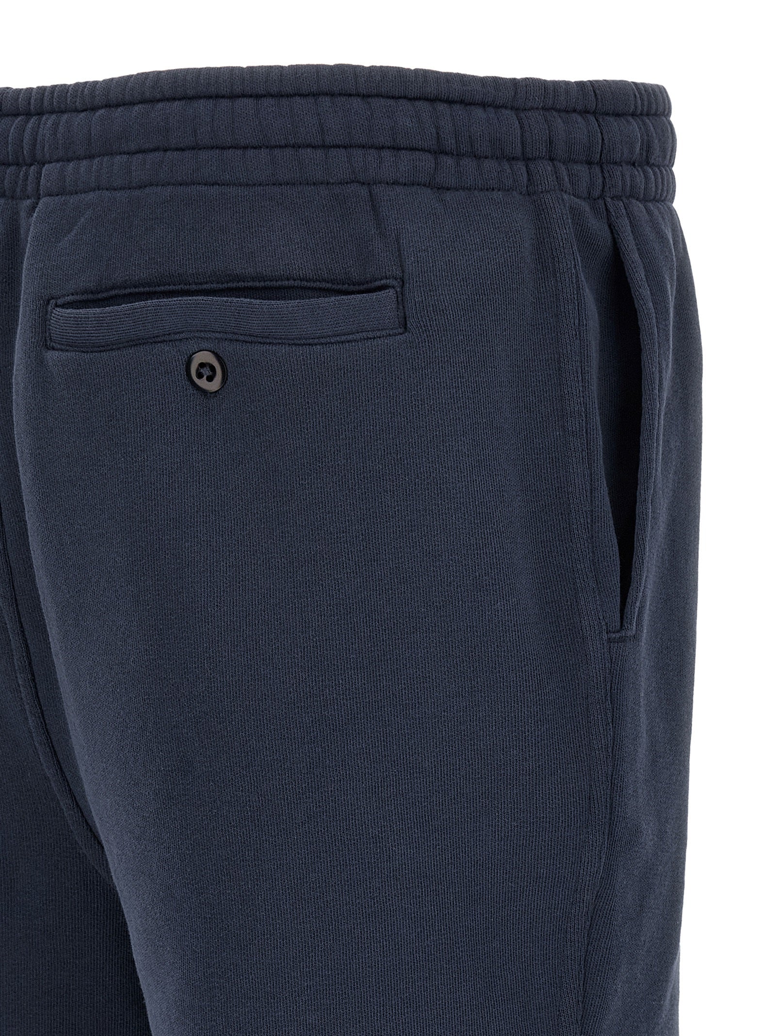 Blue Cotton Bermuda Shorts