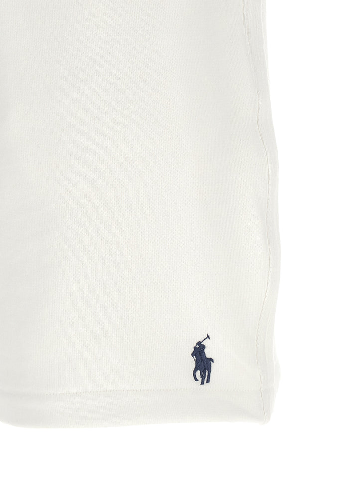 Polo Ralph Lauren hvite Bermuda-shorts i bomull