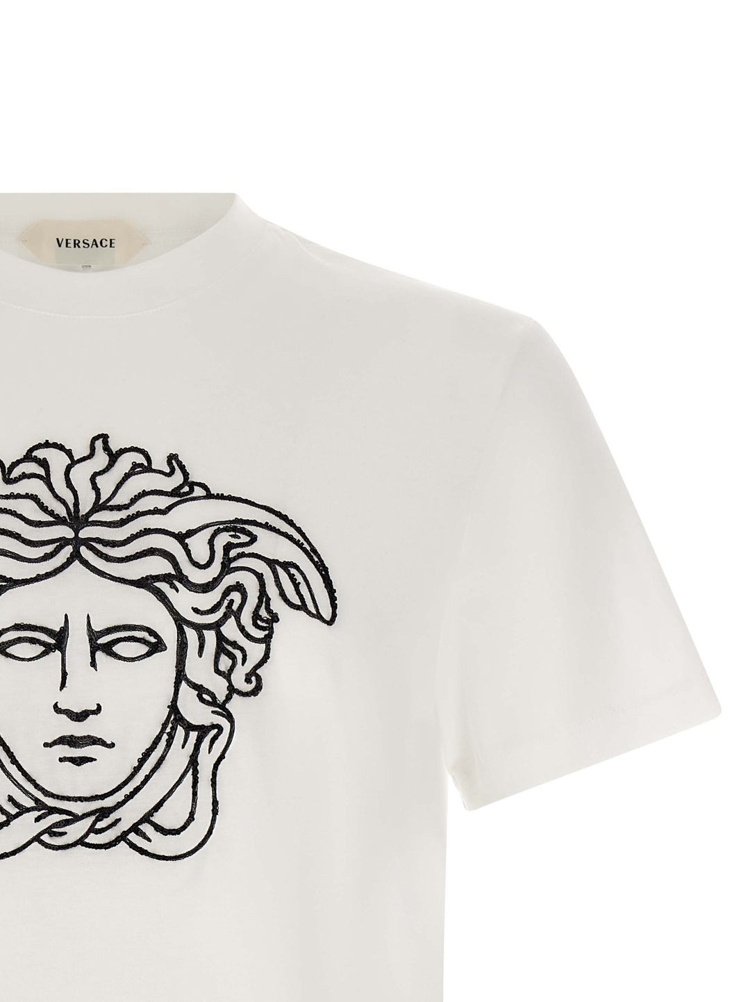 Versace tofarget T-skjorte i bomull