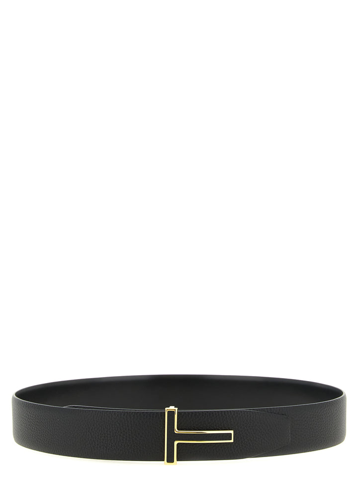Tom Ford Regular-belte i svart kalveskinn