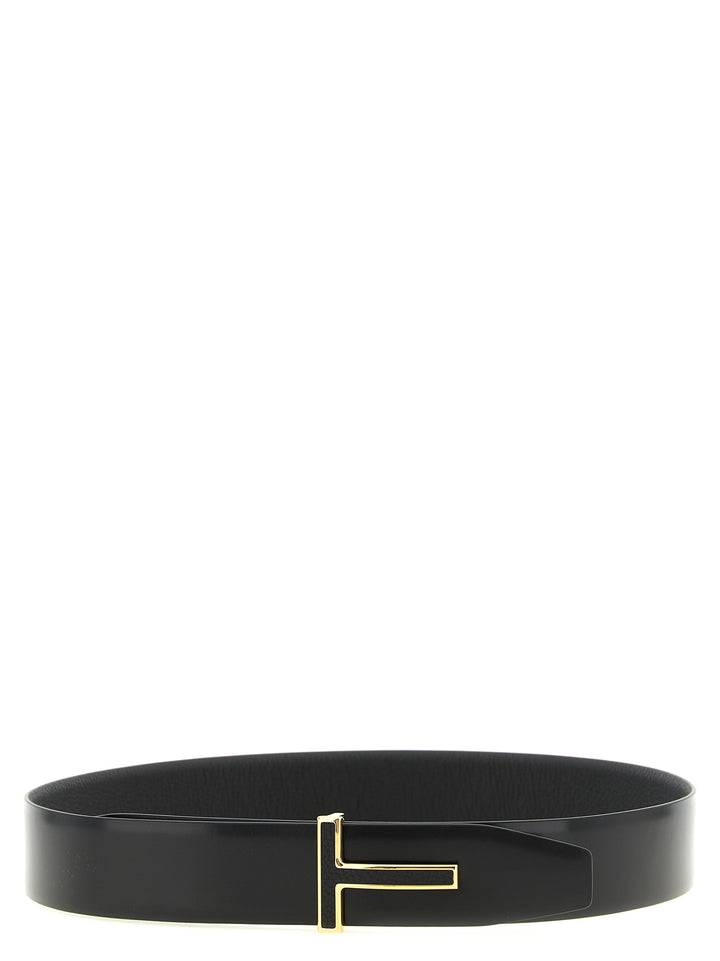Tom Ford Regular-belte i svart kalveskinn