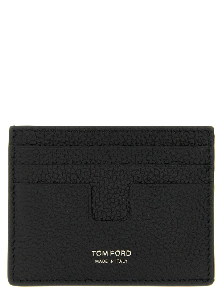 Tom Ford Black Calfskin Kortholder