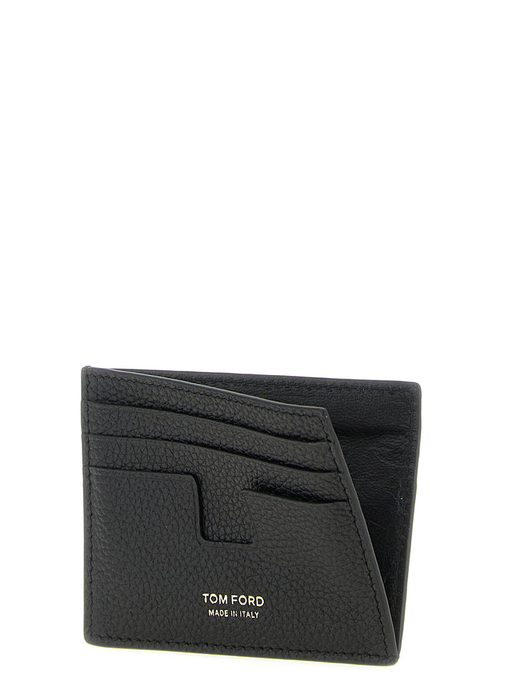 Tom Ford Black Calfskin Kortholder