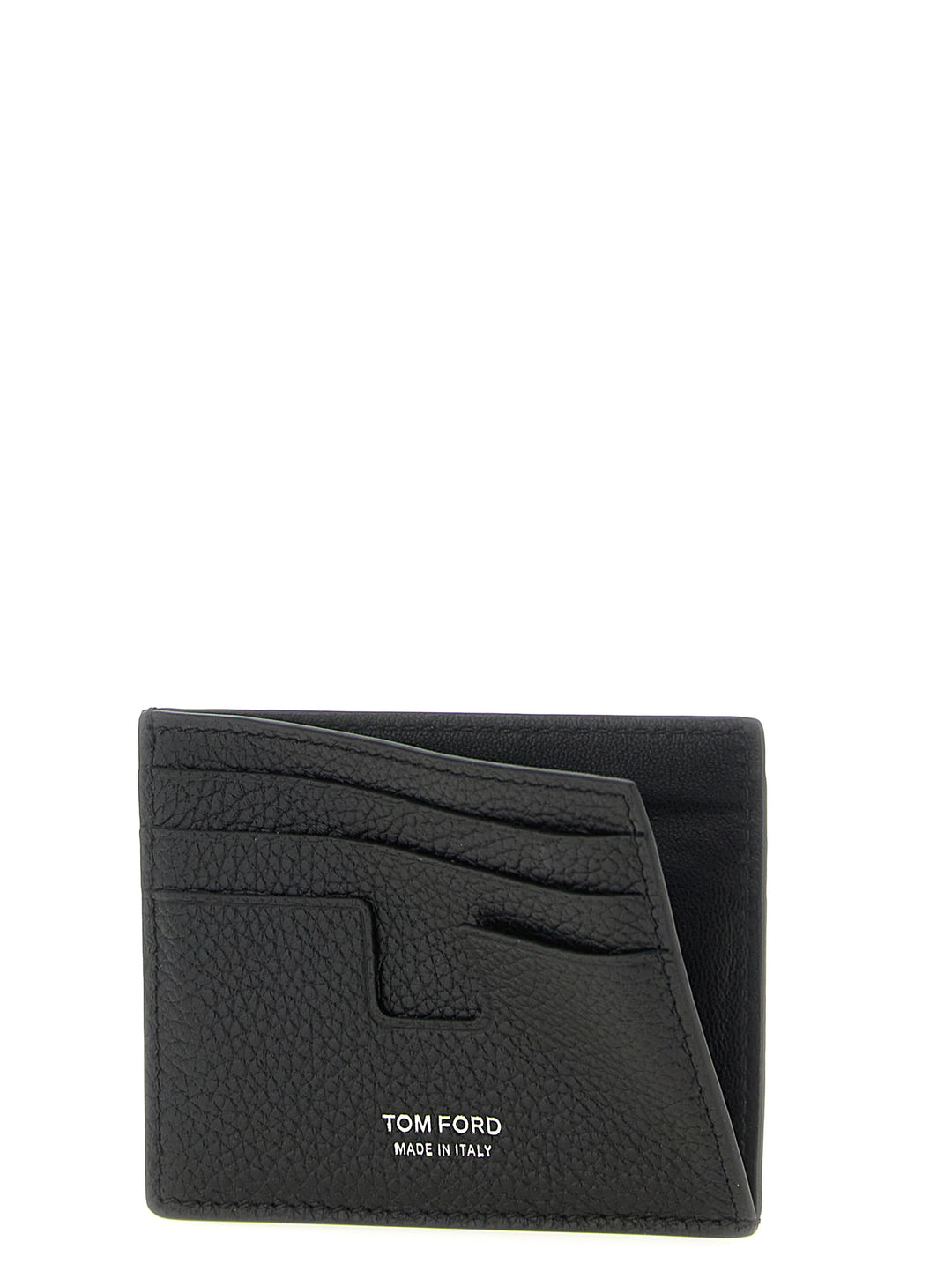 Tom Ford Kortholder i Sort Kalveskinn