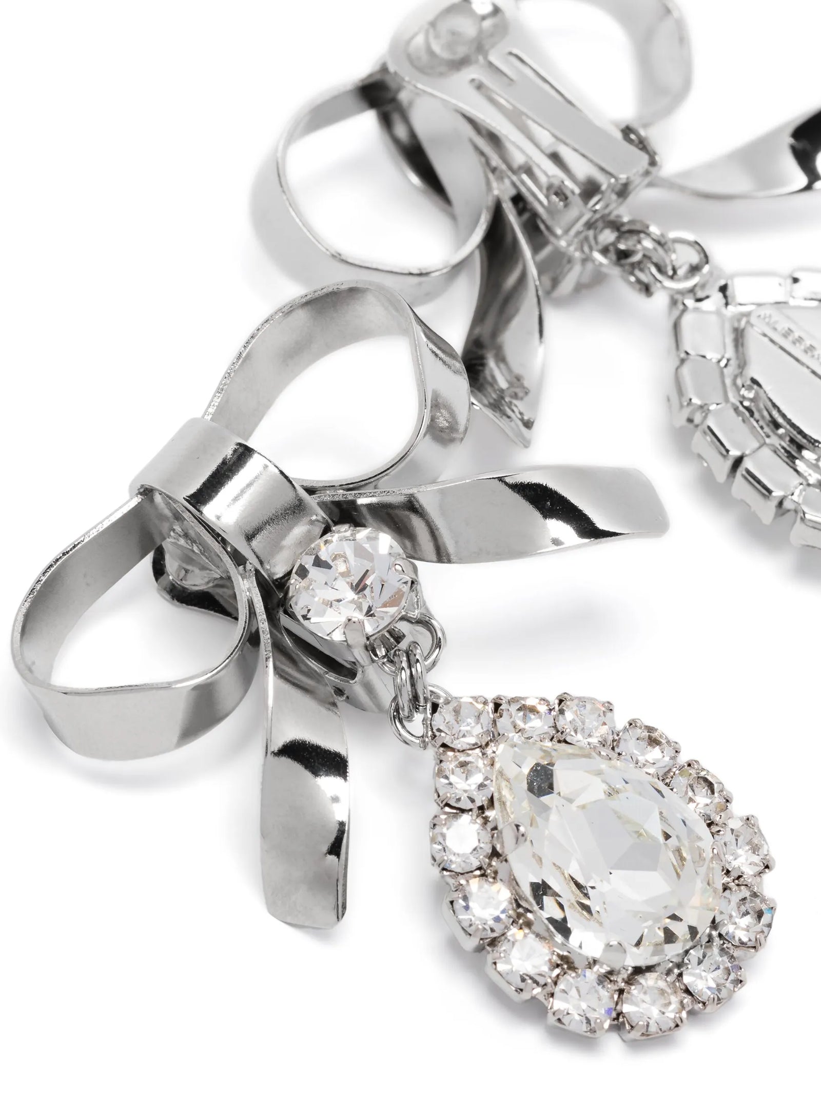 Silver Glass Earrings