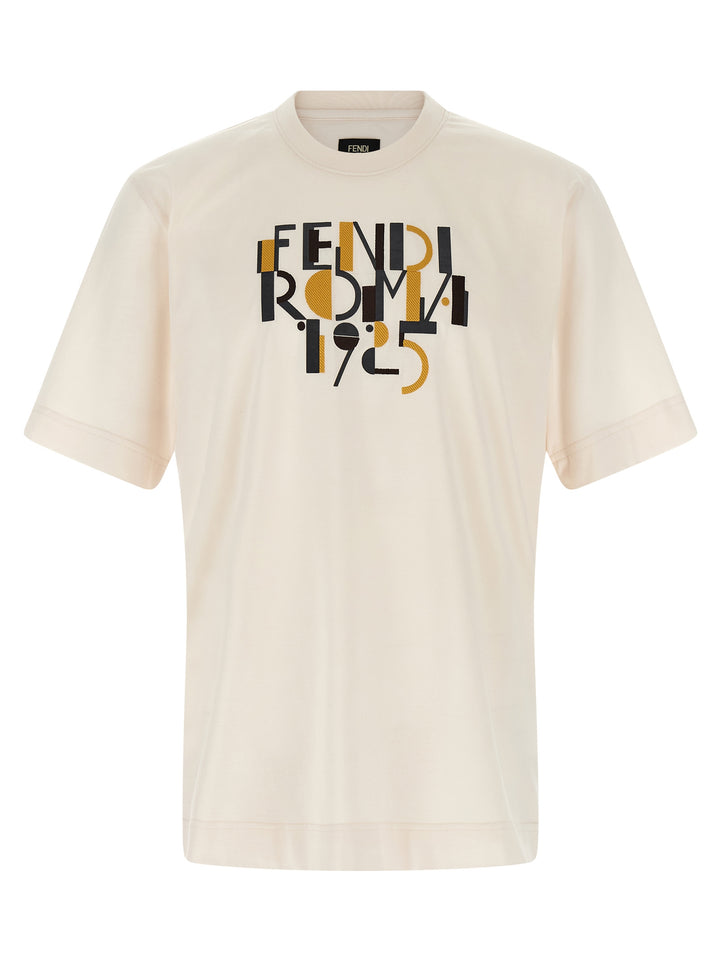 Fendi hvit bomulls-T-skjorte