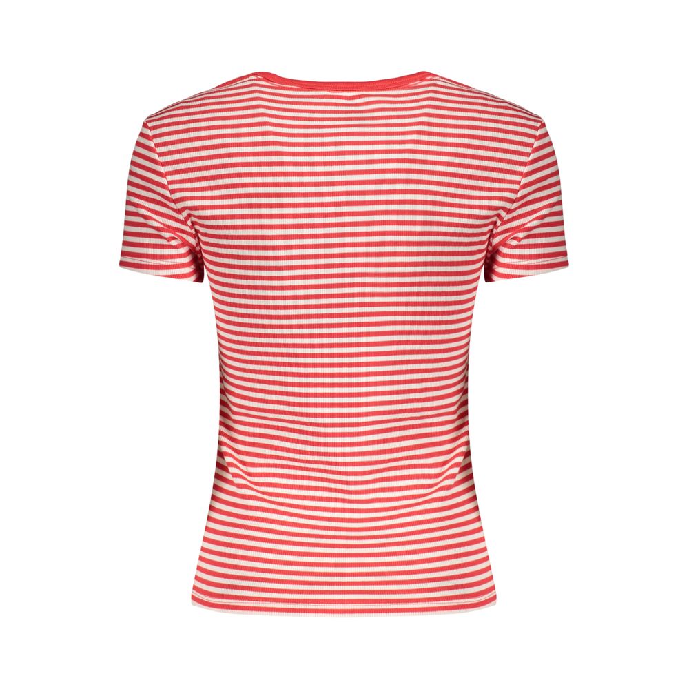 Tommy Hilfiger rød bomulls-T-skjorte for kvinner