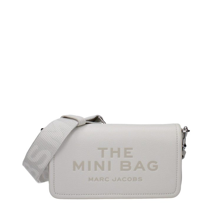 Marc Jacobs hvit crossbody-veske i skinn