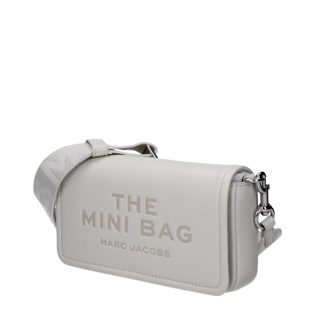 Marc Jacobs hvit crossbody-veske i skinn