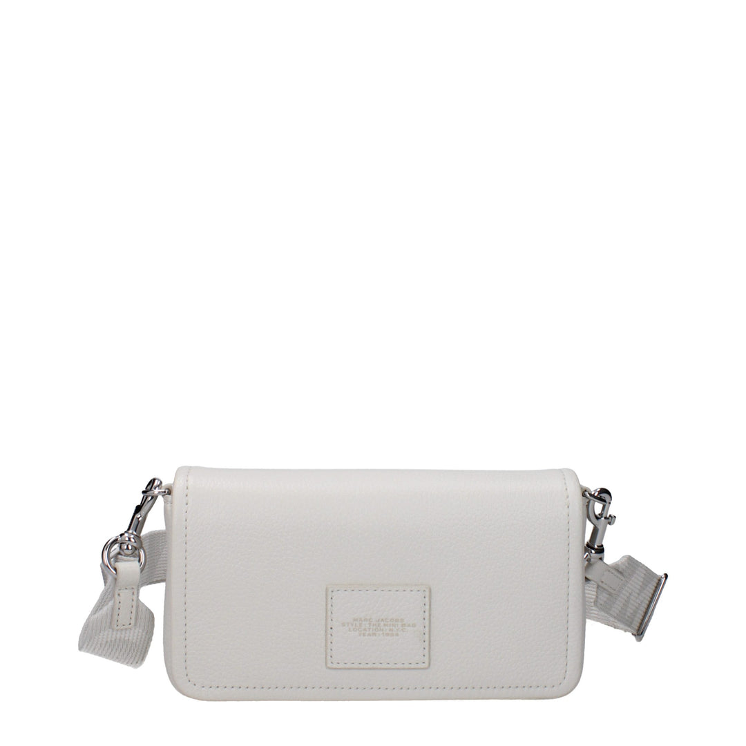 Marc Jacobs hvit crossbody-veske i skinn