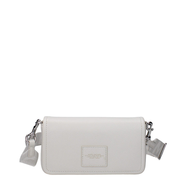 Marc Jacobs hvit crossbody-veske i skinn