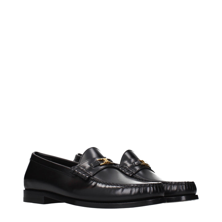 Celine sorte loafers i skinn