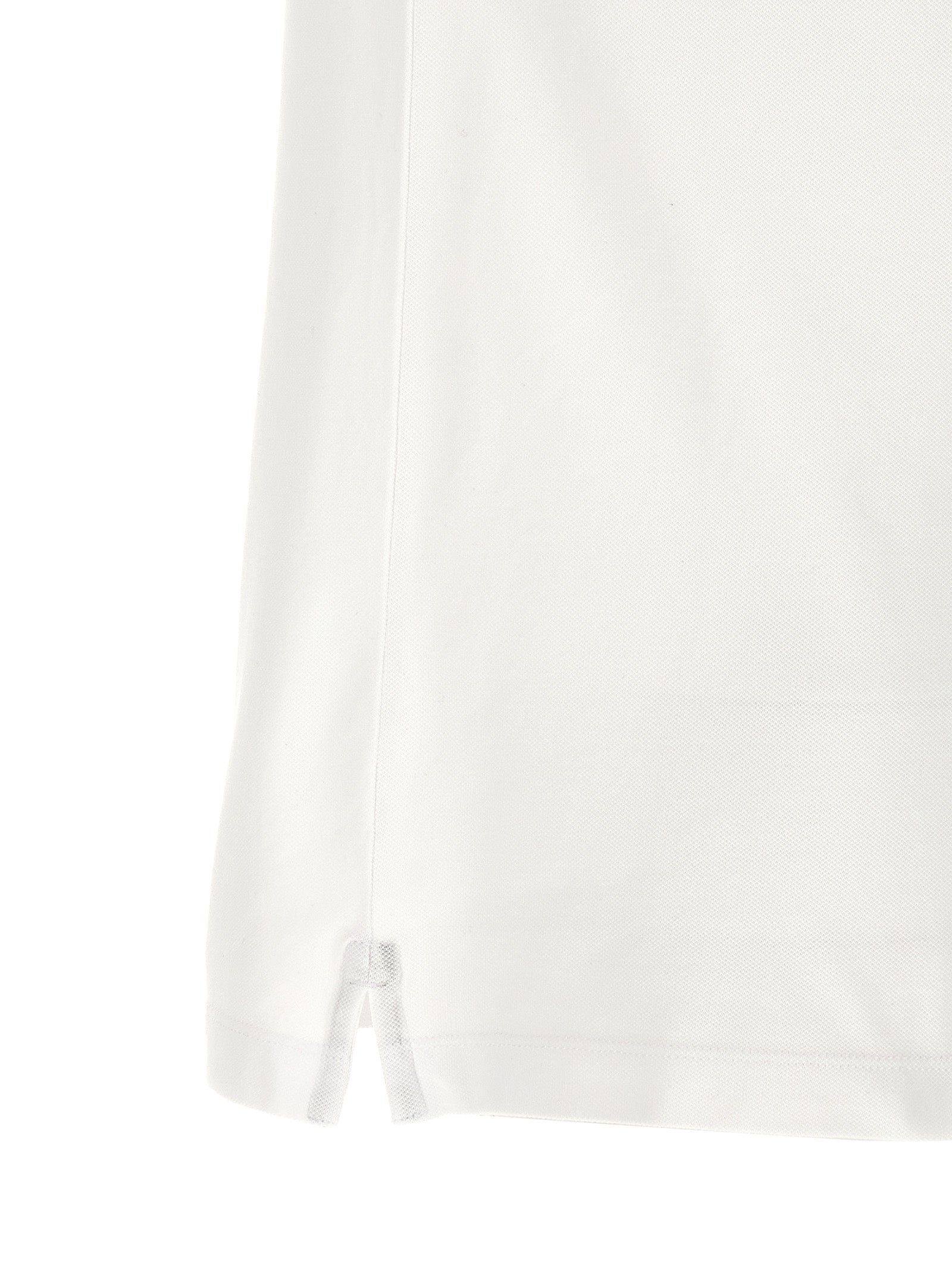 White Cotton Polo Shirt