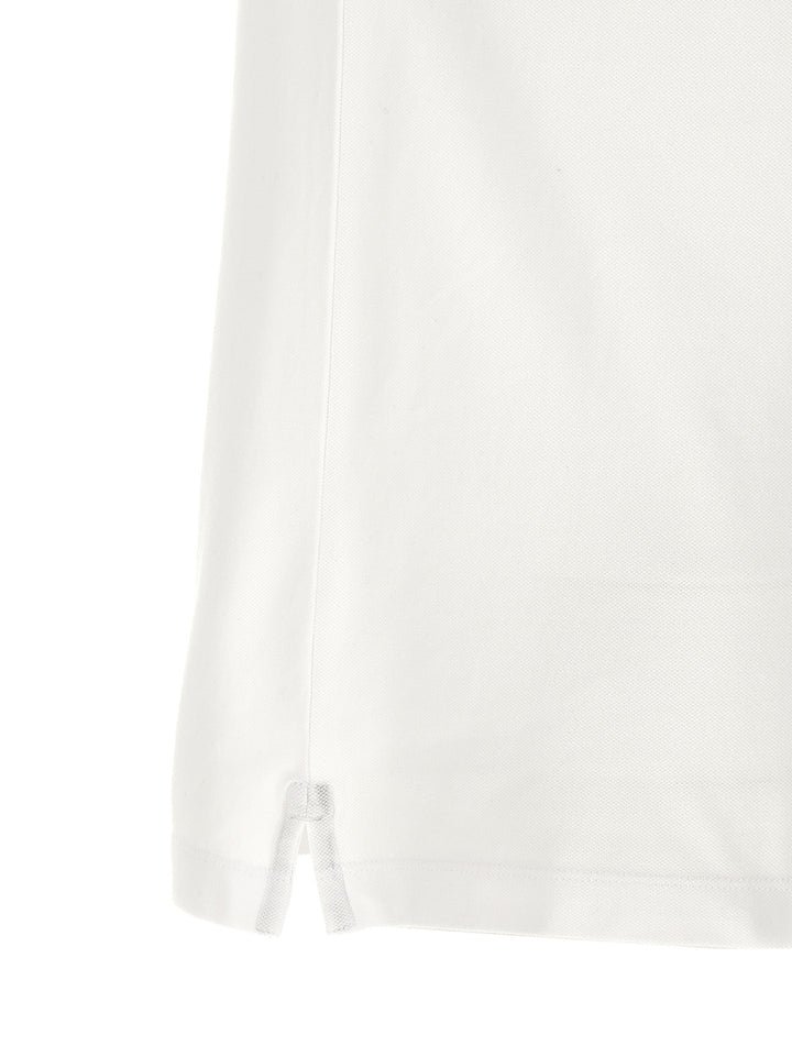Stone Island hvit bomullspique T-skjorte