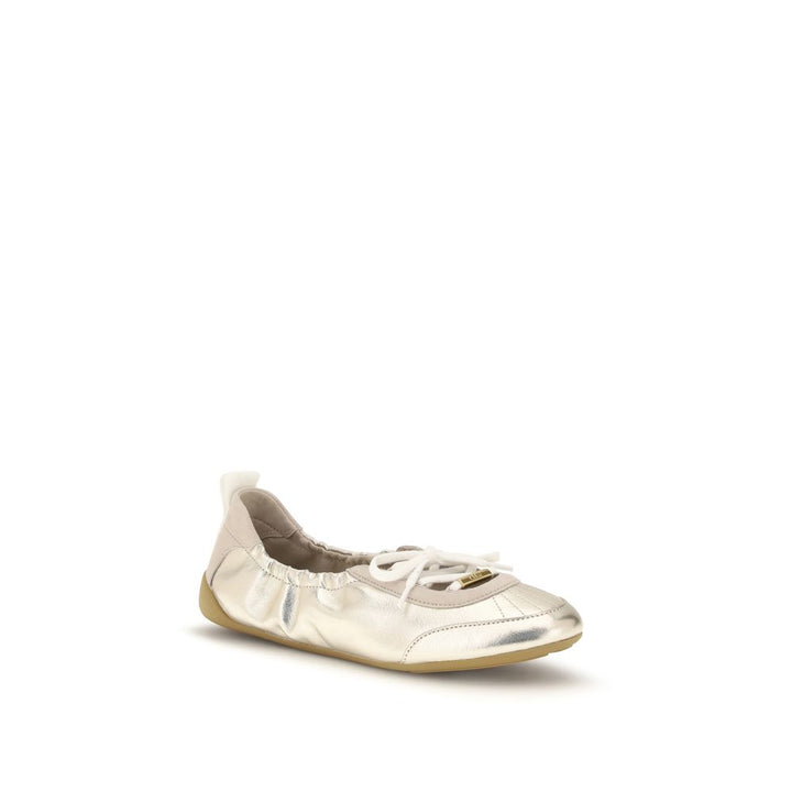 Chloé Silver Calf Leather Bos Taurus Joggesko