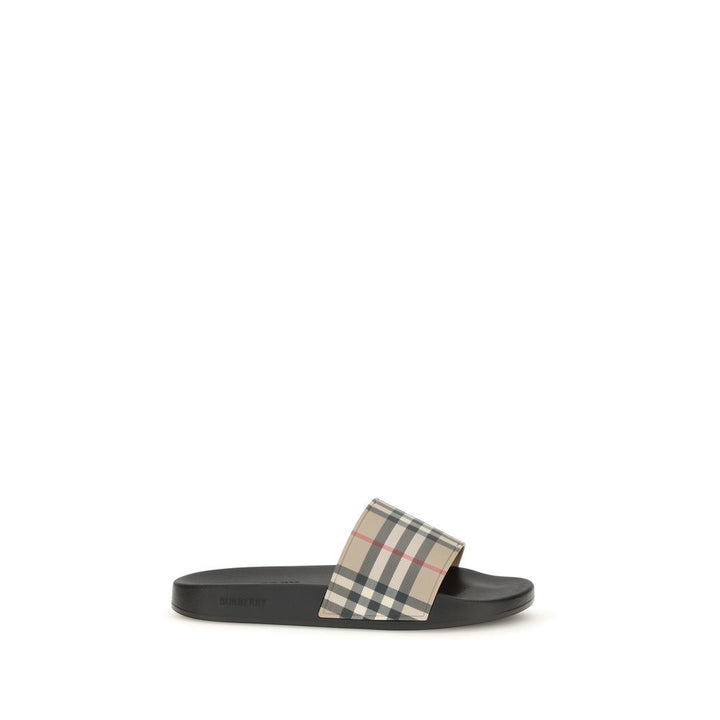 Burberry sorte gummisandaler