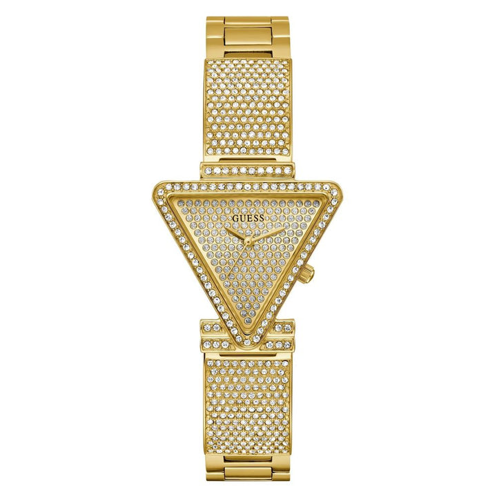 Guess Gold Stainless Steel Dressklokke