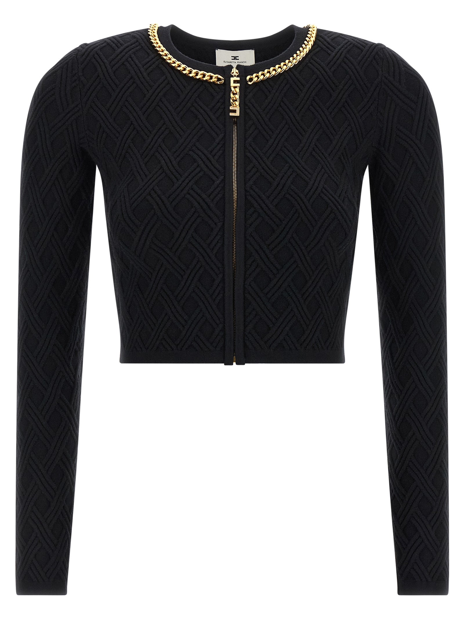 Black Viscose Cardigan