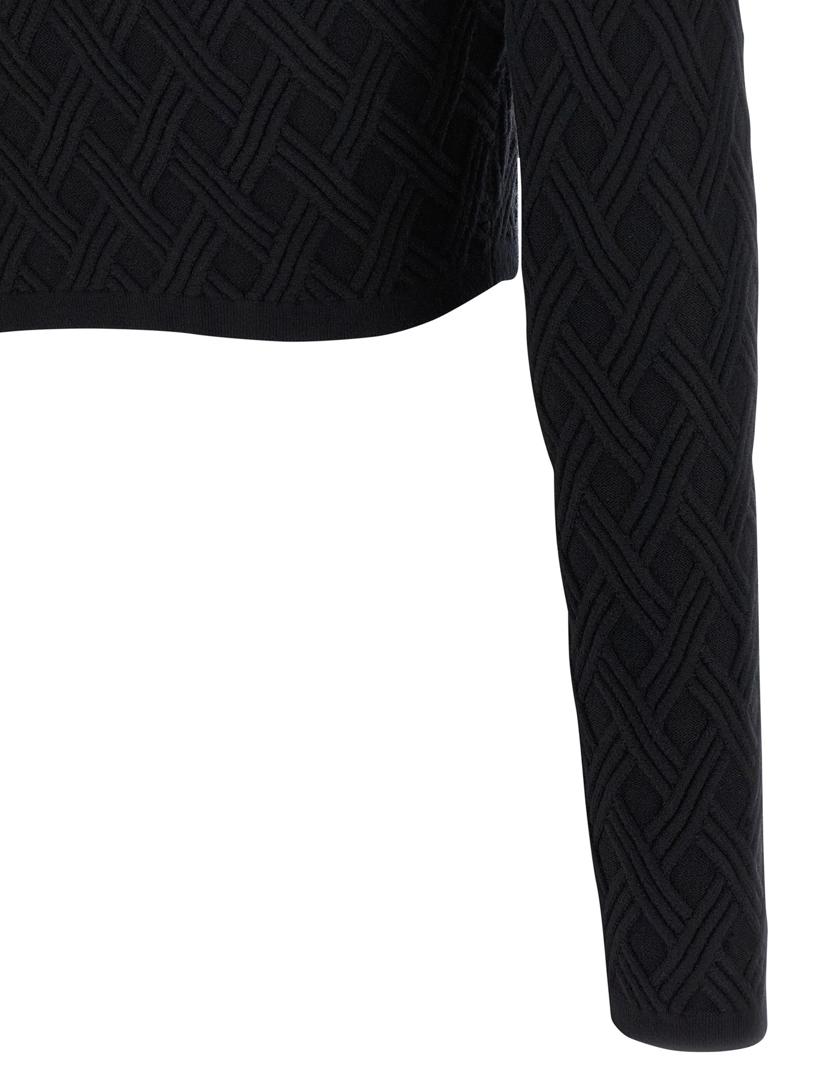 Black Viscose Cardigan