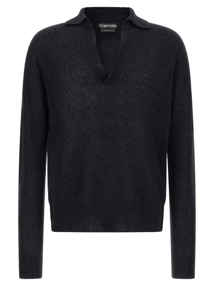 Black Cashmere Cardigan