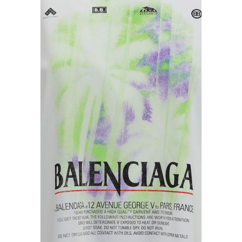 Balenciaga Hvit T-skjorte i Bomull