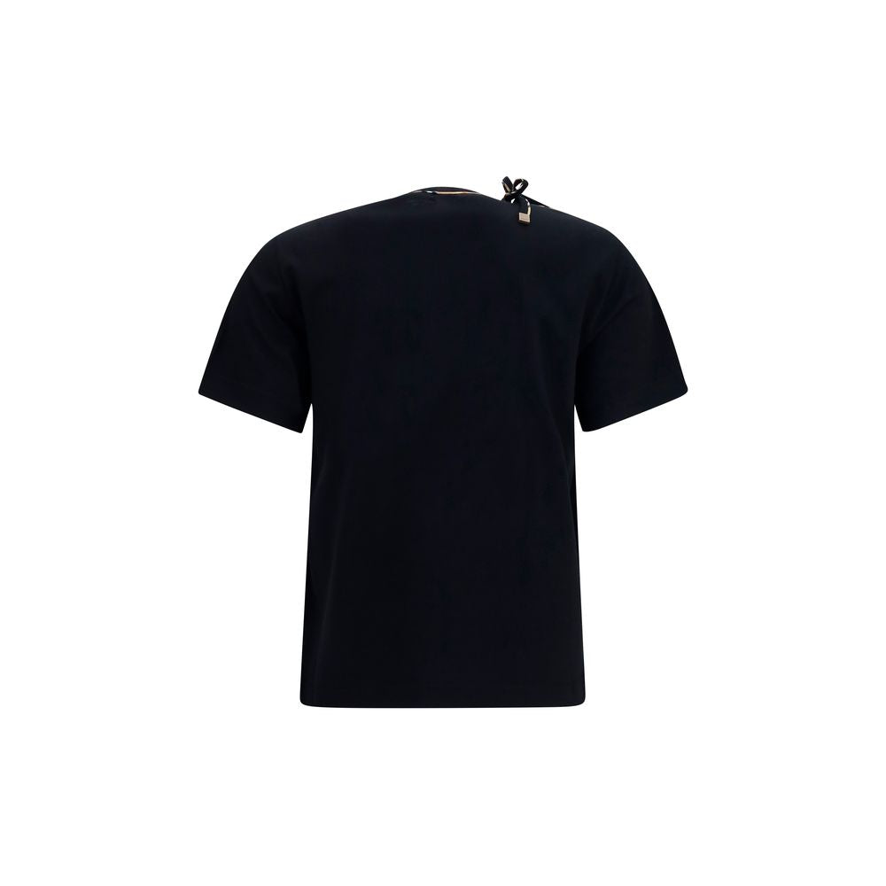 Burberry svart bomulls-T-skjorte