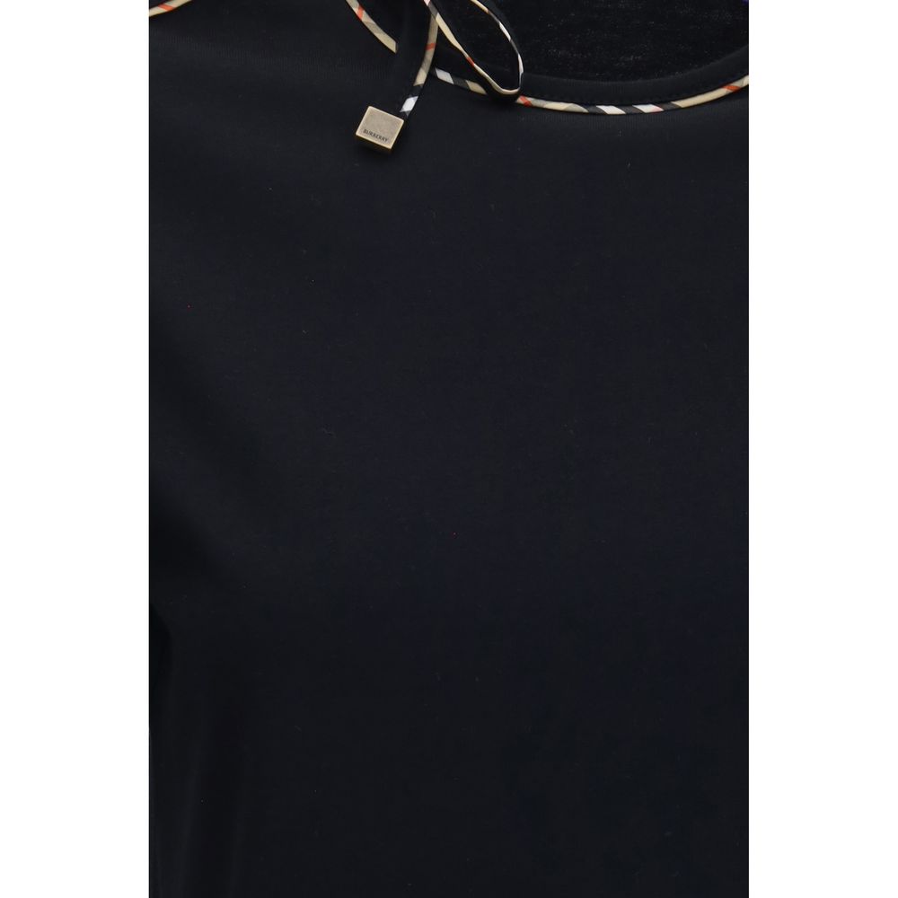 Burberry svart bomulls-T-skjorte