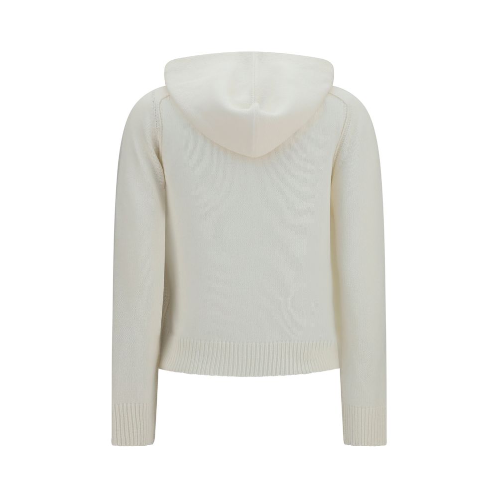 Burberry beige hettegenser i ull og Oves Aries
