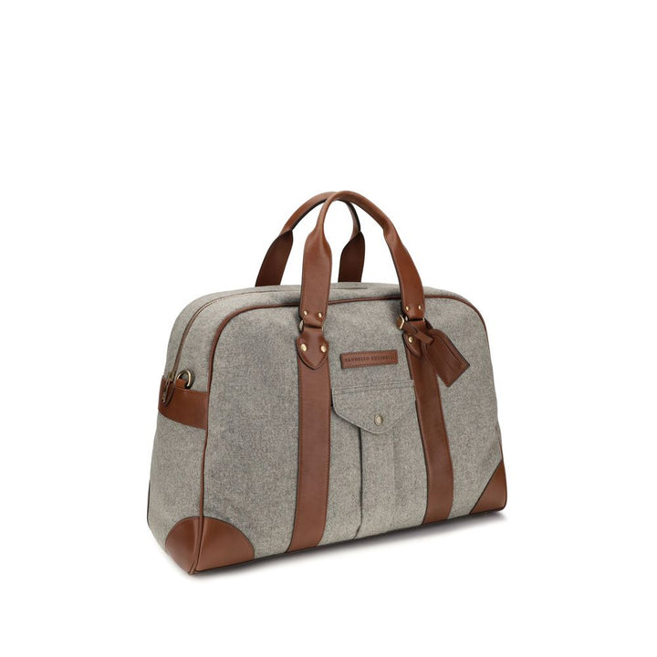 Brunello Cucinelli Beige Ull Oves Aries Bagasje og Reise