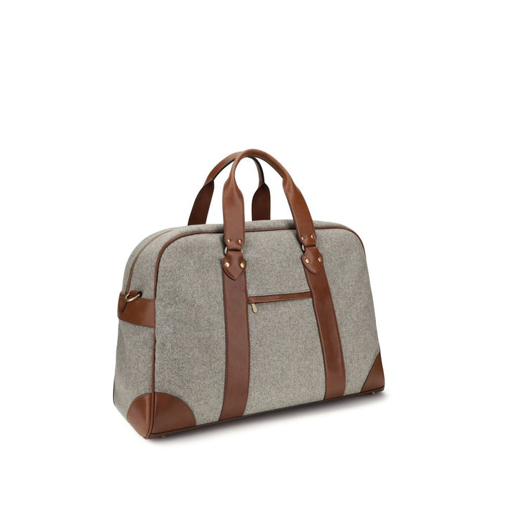 Brunello Cucinelli Beige Ull Oves Aries Bagasje og Reise