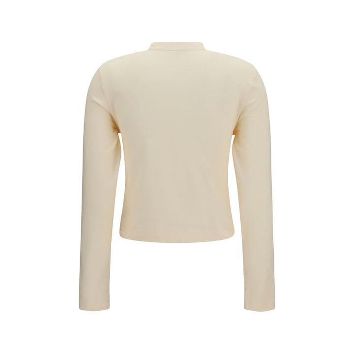 Jacquemus Beige bomulls-T-skjorte med lange ermer