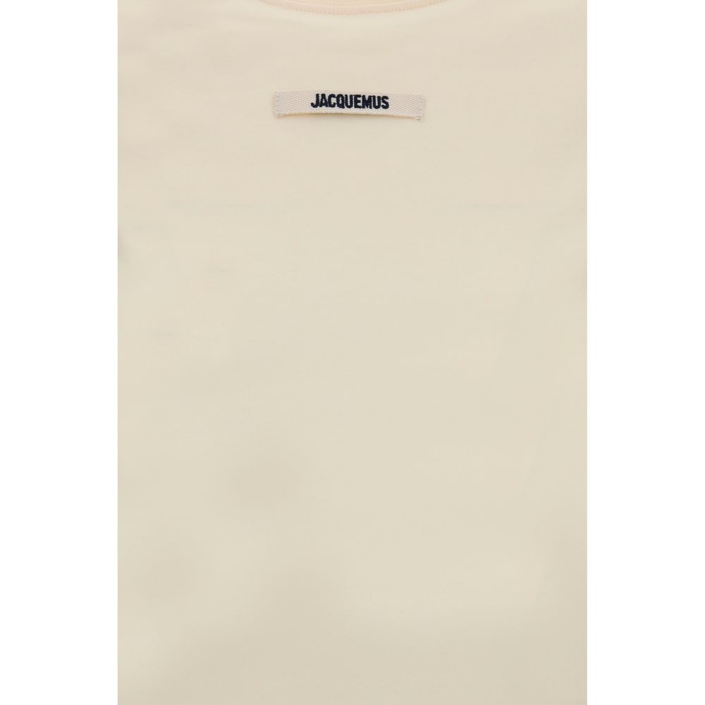 Jacquemus Beige bomulls-T-skjorte med lange ermer