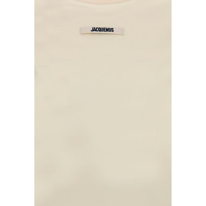 Jacquemus Beige bomulls-T-skjorte med lange ermer