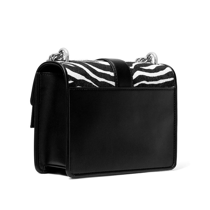 Michael Kors Skulderveske i Sort Skinn